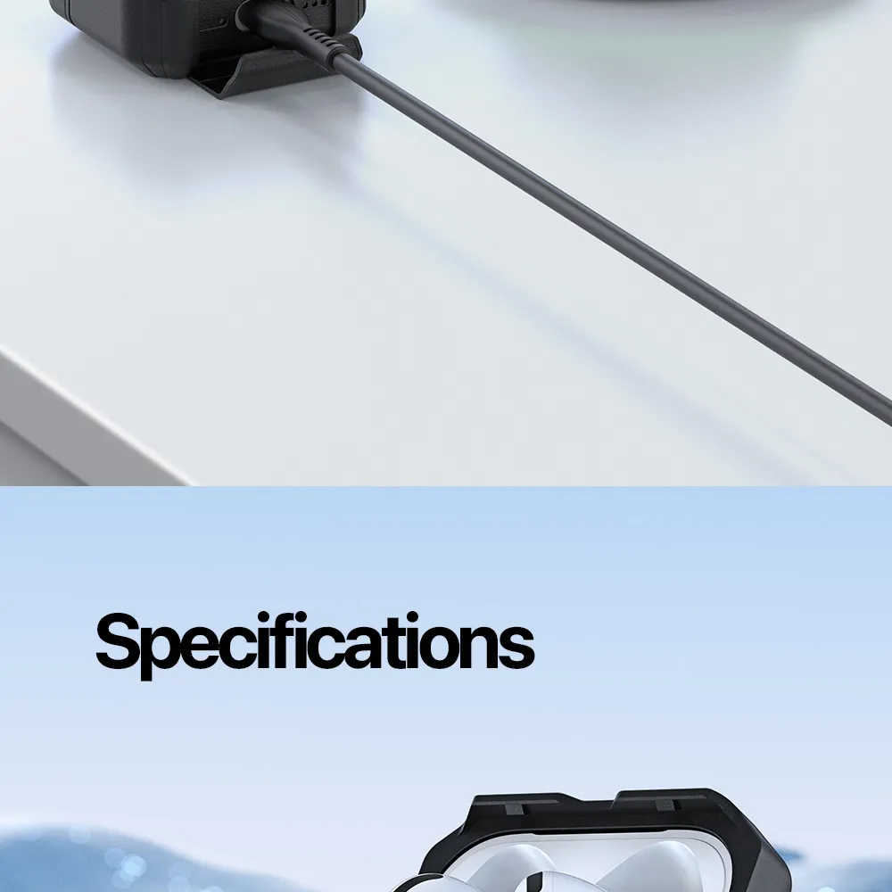 Ốp AirPods Pro 3 Dux Ducis PECS Case chống sốc có chân đế tiện lợi