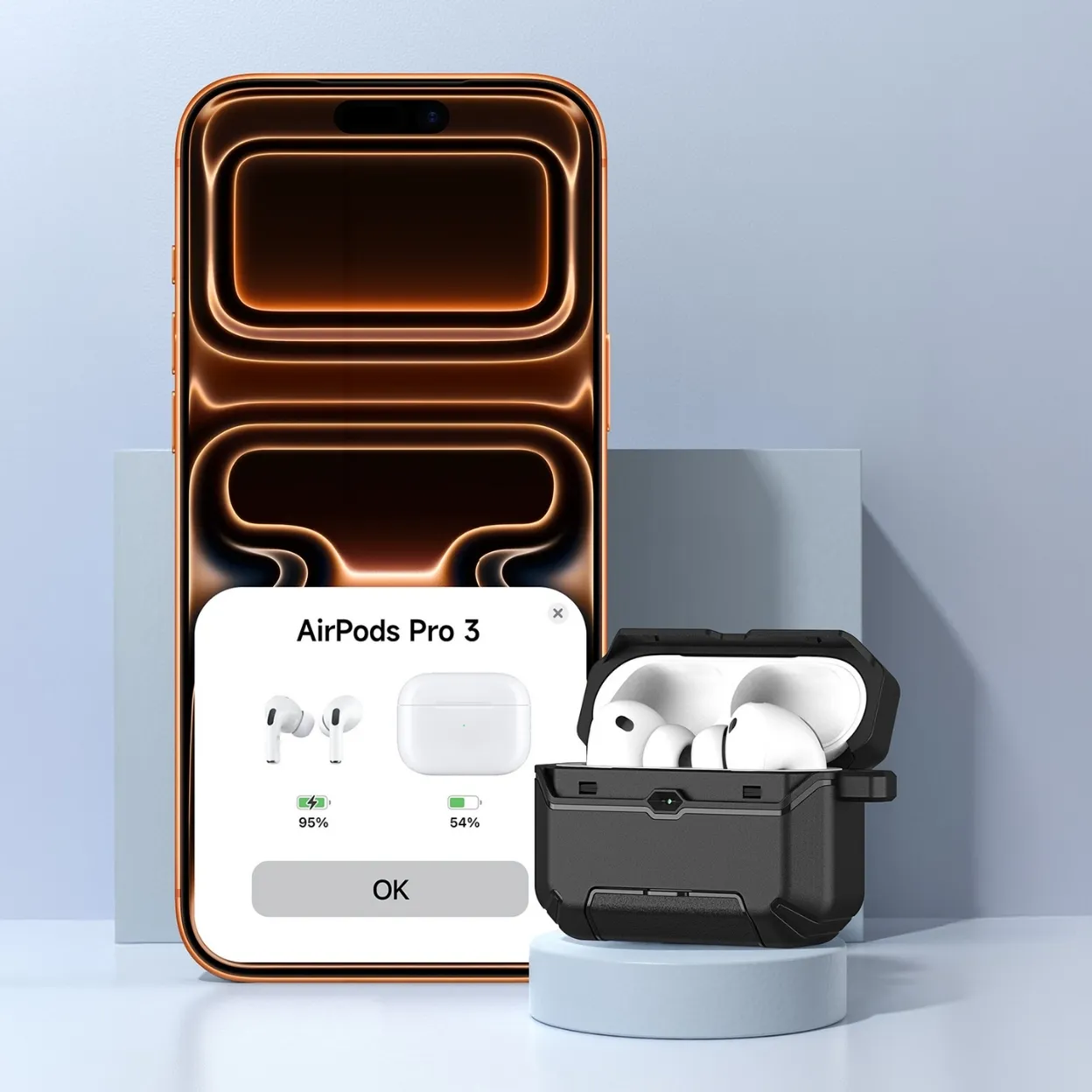 Ốp AirPods Pro 3 Dux Ducis PECS Case chống sốc có chân đế tiện lợi