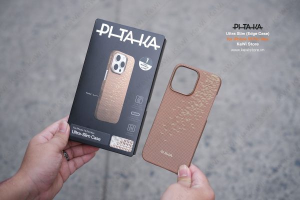 Ốp Pitaka iPhone 16 Pro Max Ultra Slim Glints of Gold PitaTap siêu mỏng