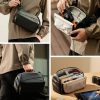 Túi Đeo Chéo inateck Versatile Water-Resistant Crossbody Bag FB02001 mở 135° chống nước - Màu Black