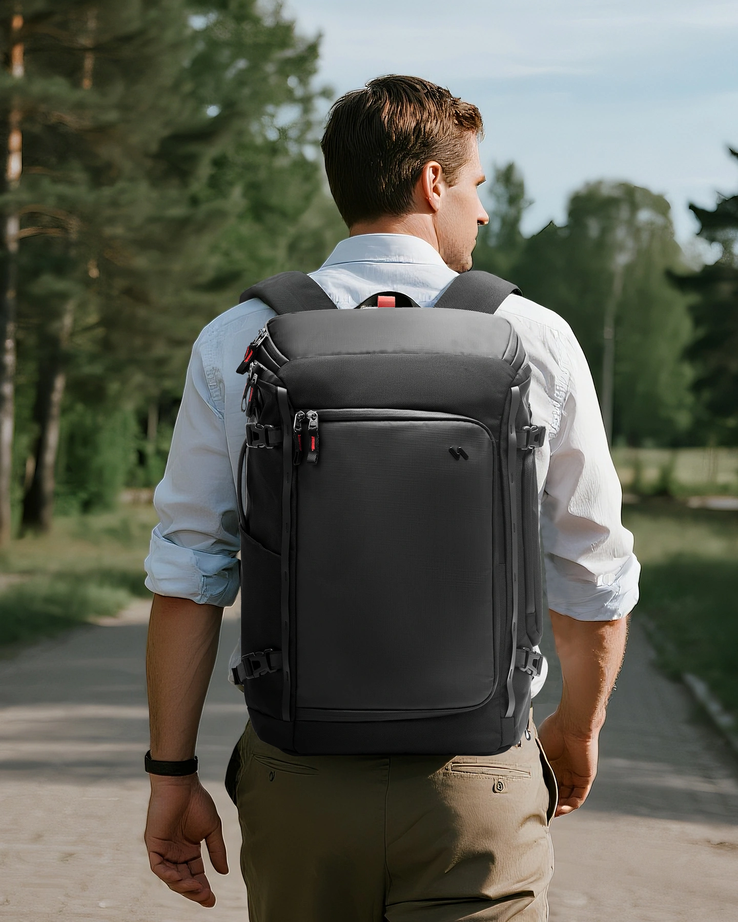 Balo du lịch Inateck 40L BPX31 chuẩn hành lý cabin laptop 17 inch