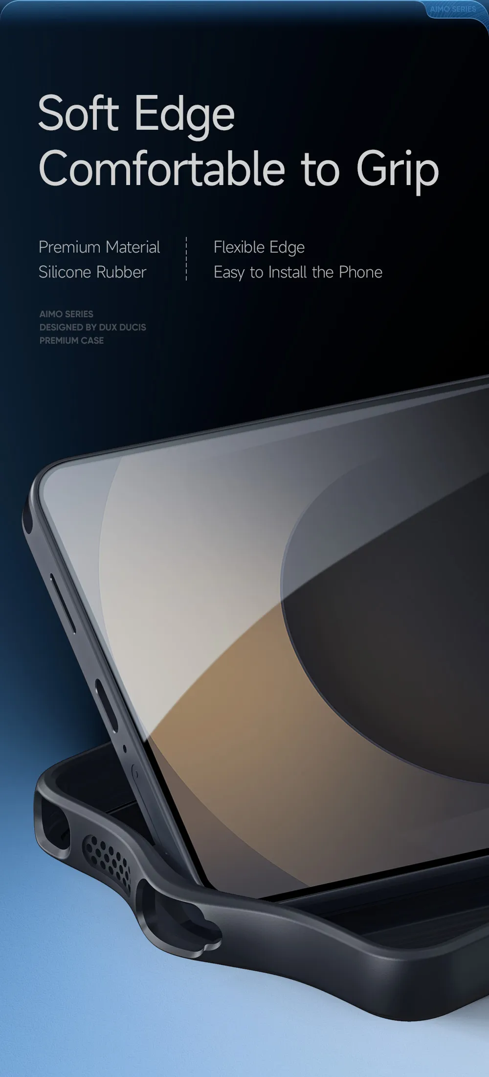 Ốp lưng Samsung S26 Series, Dux Ducis AIMO MAG chống sốc sạc từ
