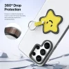 Ốp lưng Samsung S26 Ultra Dux Ducis LUVY da PU vòng xoay 360 kèm dây đeo chống sốc