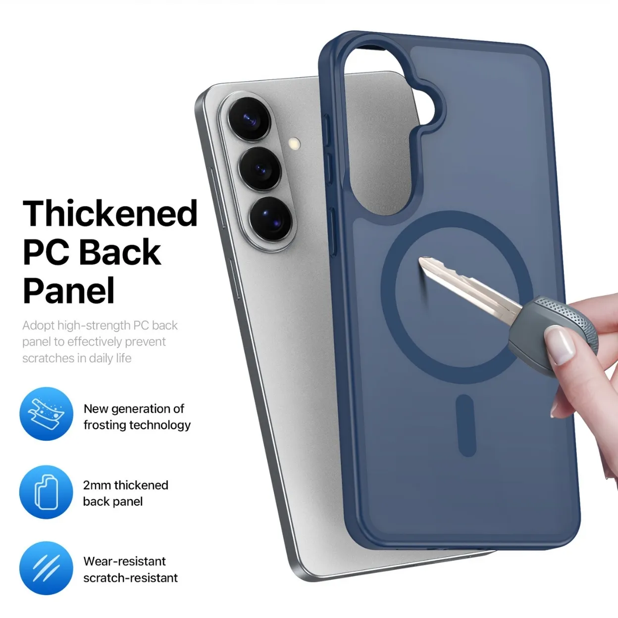 Ốp lưng Samsung S26 Series chống sốc Dux Ducis YIND Mag Case sạc từ tính