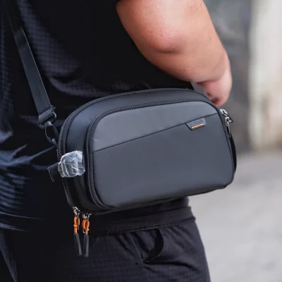 Túi đựng phụ kiện Inateck Travel Electronic Accessory Bag AB03010 mở phẳng 180 độ