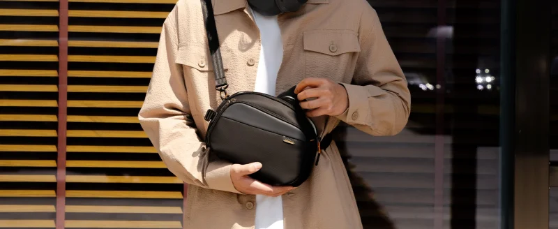 Túi đựng phụ kiện Inateck Travel Electronic Accessory Bag AB03010 mở phẳng 180 độ