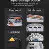 Túi đựng phụ kiện Inateck Travel Electronic Accessory Bag AB03010 mở phẳng 180 độ