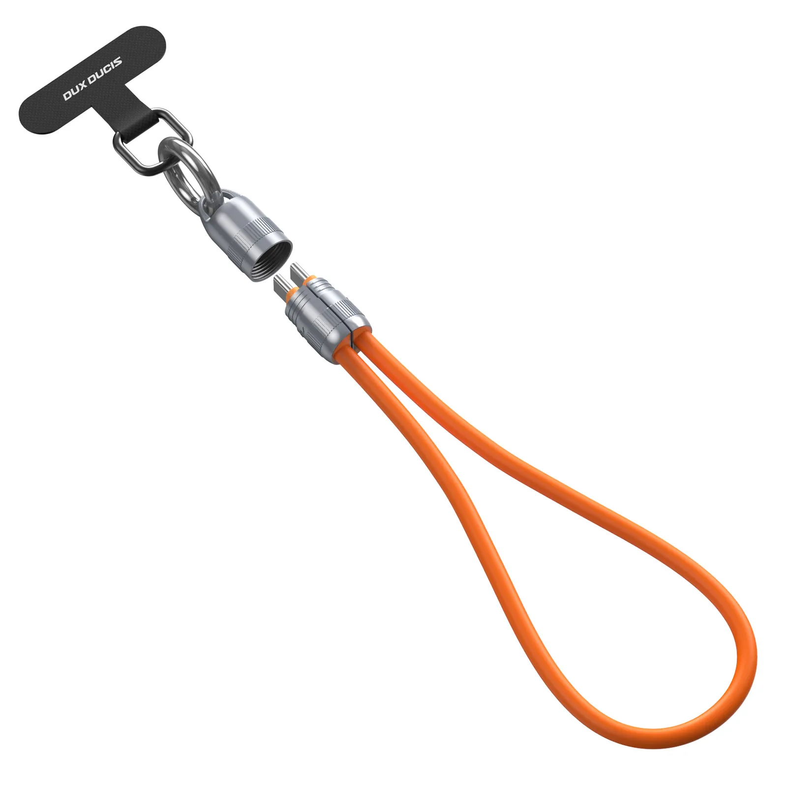 Cáp sạc kiêm dây đeo tay USB-C Dux Ducis LCBA 60W silicone tháo rời tiện lợi