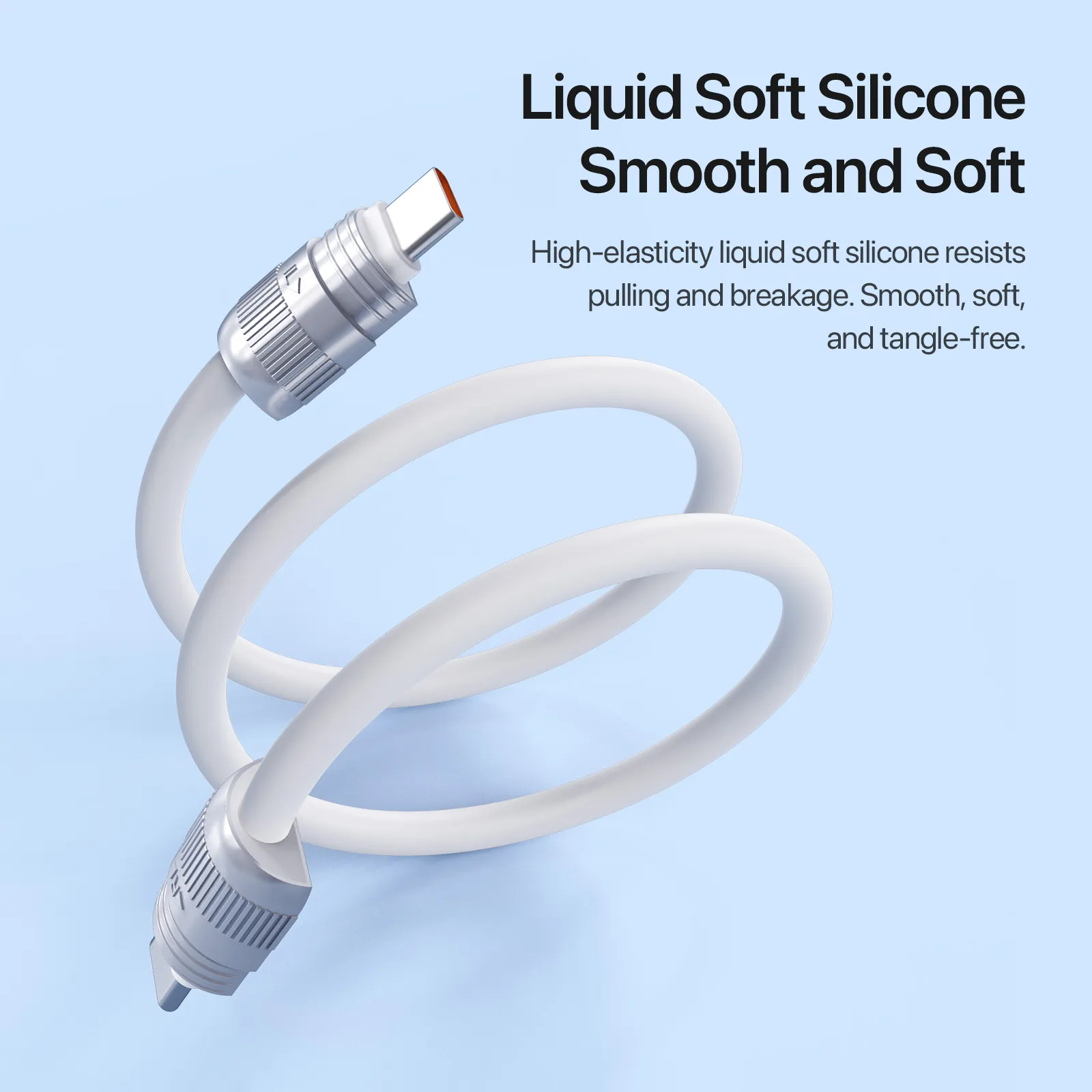 Cáp sạc kiêm dây đeo tay USB-C Dux Ducis LCBA 60W silicone tháo rời tiện lợi