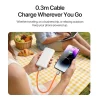 cáp sạc lightning dux ducis lcba 27w dây đeo cổ tay 2in1 silicone tháo rời