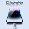 cáp sạc lightning dux ducis lcba 27w dây đeo cổ tay 2in1 silicone tháo rời