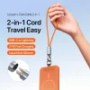 cáp sạc lightning dux ducis lcba 27w dây đeo cổ tay 2in1 silicone tháo rời