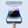 cáp sạc lightning dux ducis lcba 27w dây đeo cổ tay 2in1 silicone tháo rời