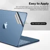 bộ dán macbook neo jrc 5 in 1 chất liệu 3m chống xước độ cứng 4h không để lại keo