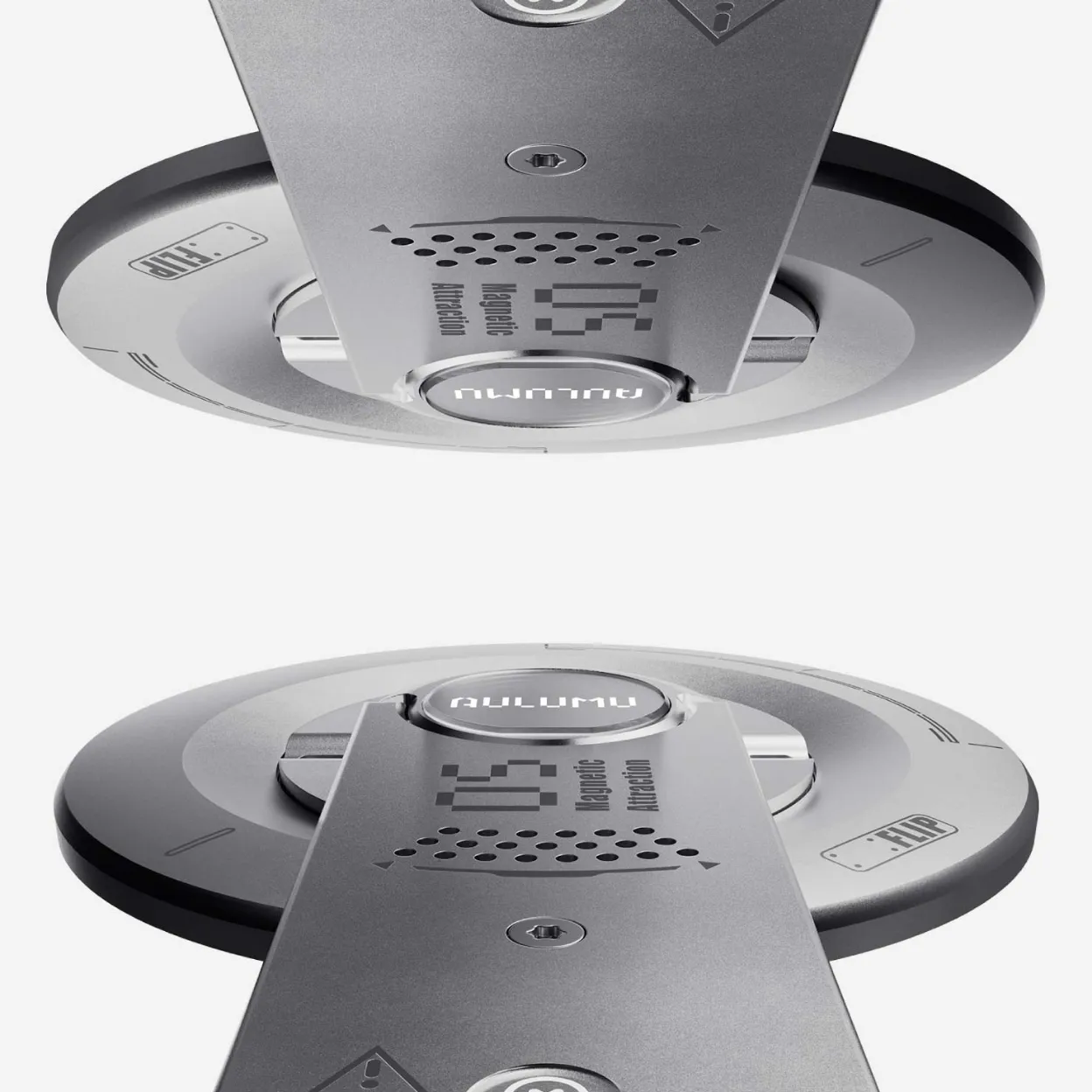 Giá đỡ từ tính Ring Aulumu G05 Air thiết kế 5 trong 1 xoay 360 độ siêu mỏng tích hợp spinner và dao cắt
