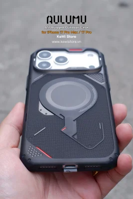 ốp lưng aulumu iphone 17 rugged case chống sốc tpu tản nhiệt magnetic