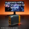 sạc kiêm hub 65w genki covert dock 3 hdmi 2.1 4k120hz