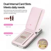 Ví từ tính DUX DUCIS ARCH Series đựng 5 thẻ tích hợp chân đế và chống RFID