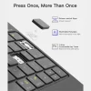 Bàn phím iPad Inateck Neo Magic KB09119 kiêm bao da từ tính có trackpad và đèn nền