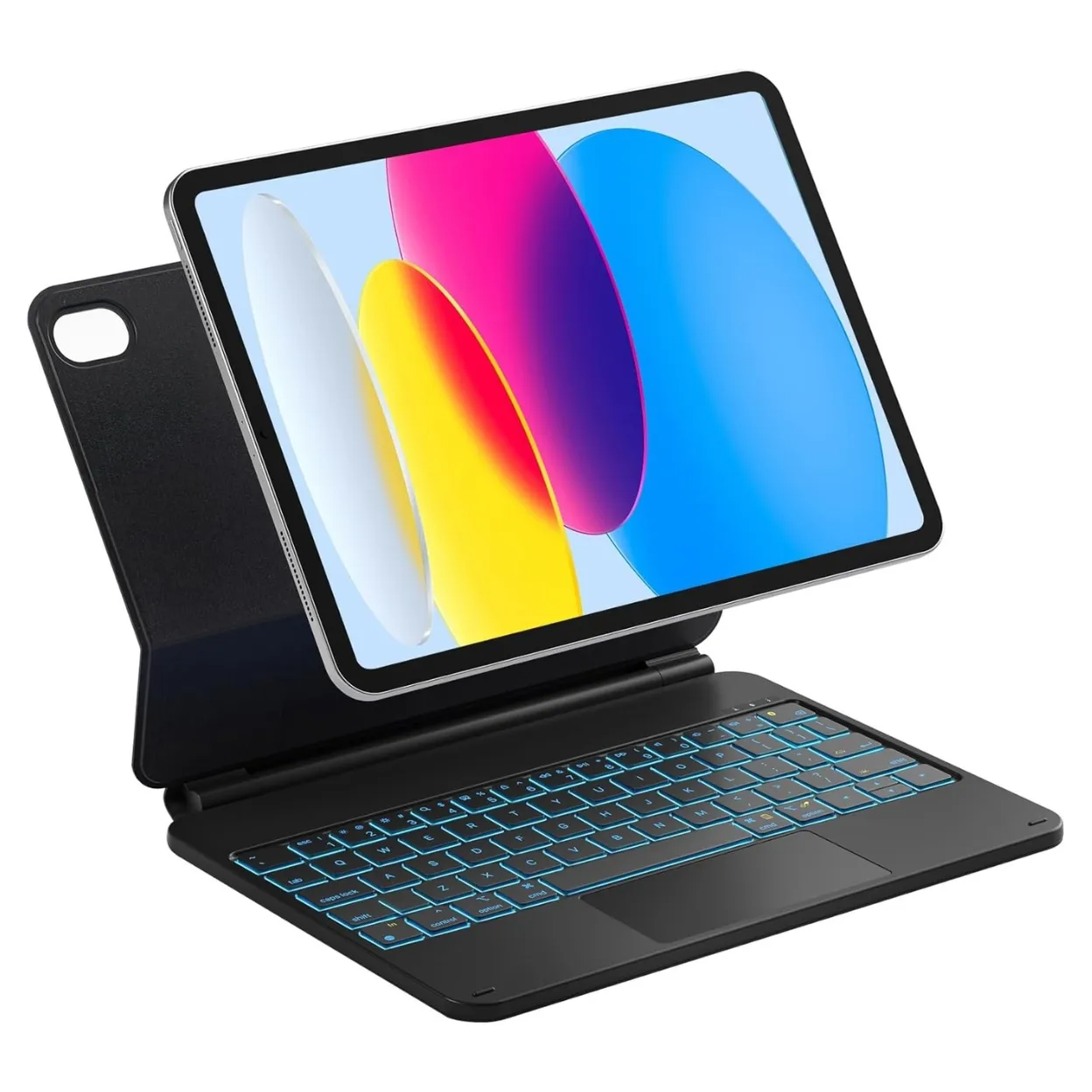 Bàn phím iPad Inateck Neo Magic KB09119 kiêm bao da từ tính có trackpad và đèn nền