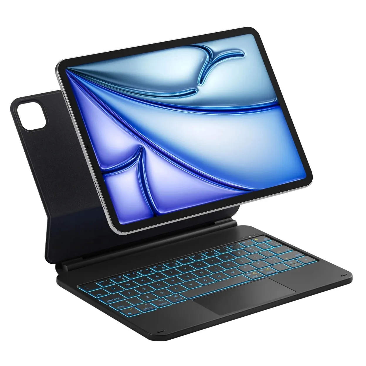 Bàn phím iPad Inateck Neo Magic KB09119 kiêm bao da từ tính có trackpad và đèn nền