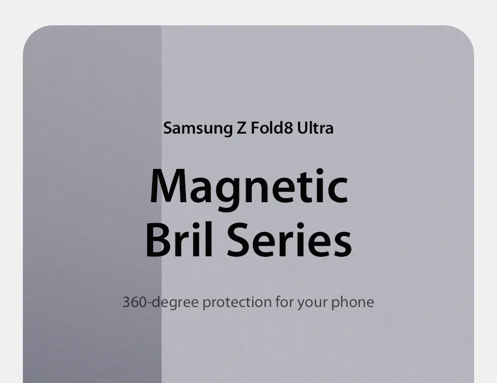 Bao da Z Fold8 Ultra Dux Ducis Bril Series có ngăn thẻ và chân đế.