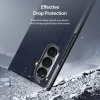 Bao da Z Fold8 Ultra Dux Ducis Bril Series có ngăn thẻ và chân đế.