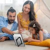 Ốp lưng iPad Dux Ducis Axis tích hợp chân đế đa góc, khe giữ bút và khung chống sốc.