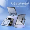 Ốp lưng iPad Dux Ducis Axis tích hợp chân đế đa góc, khe giữ bút và khung chống sốc.