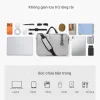 Túi chống sốc laptop Inateck LBT33 đeo vai cho MacBook 16 inch, dung tích lớn, phân ngăn tiện lợi và dây đeo tháo rời.