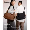 Túi Đeo Laptop Nữ Inateck FBW21 Cloud Tote Bag dung tích 13L, 16 ngăn, đựng laptop 14 inch màu đen và nâu