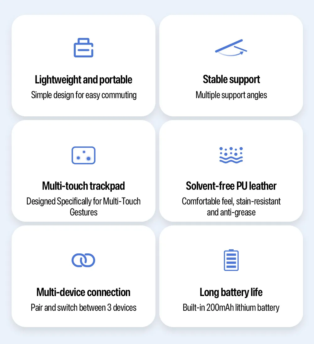 Bao da bàn phím iPad DUX DUCIS YK Series có trackpad và bàn phím nam châm tháo rời
