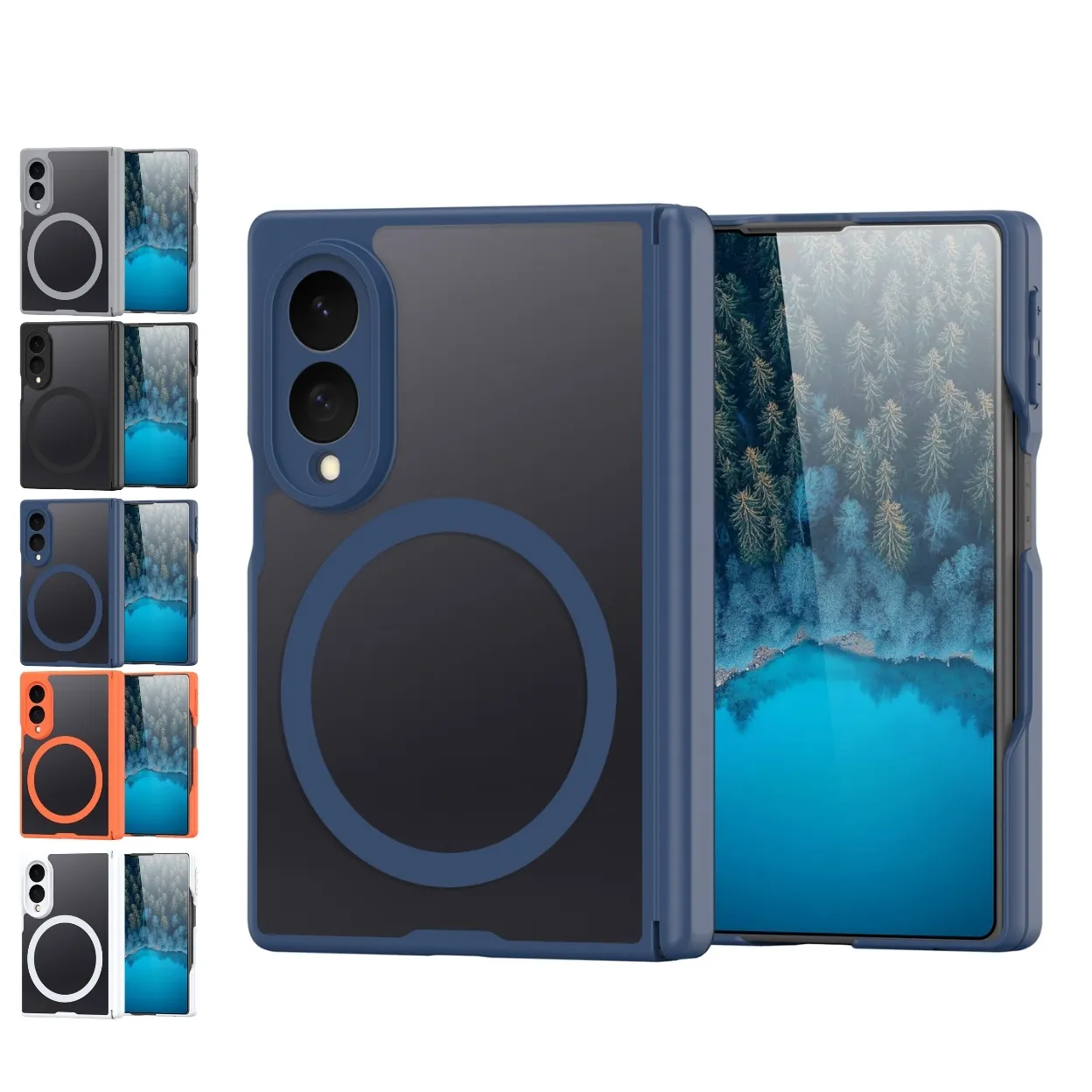 Ốp lưng Samsung Galaxy Z Fold 8 DUX DUCIS EXPN Series bảo vệ bản lề từ tính, tích hợp vòng nam châm và chất liệu TPU PC