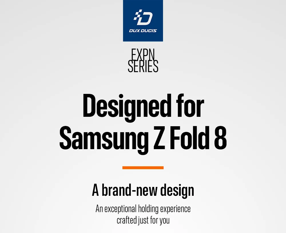 Ốp lưng Samsung Galaxy Z Fold 8 DUX DUCIS EXPN Series bảo vệ bản lề từ tính, tích hợp vòng nam châm và chất liệu TPU PC