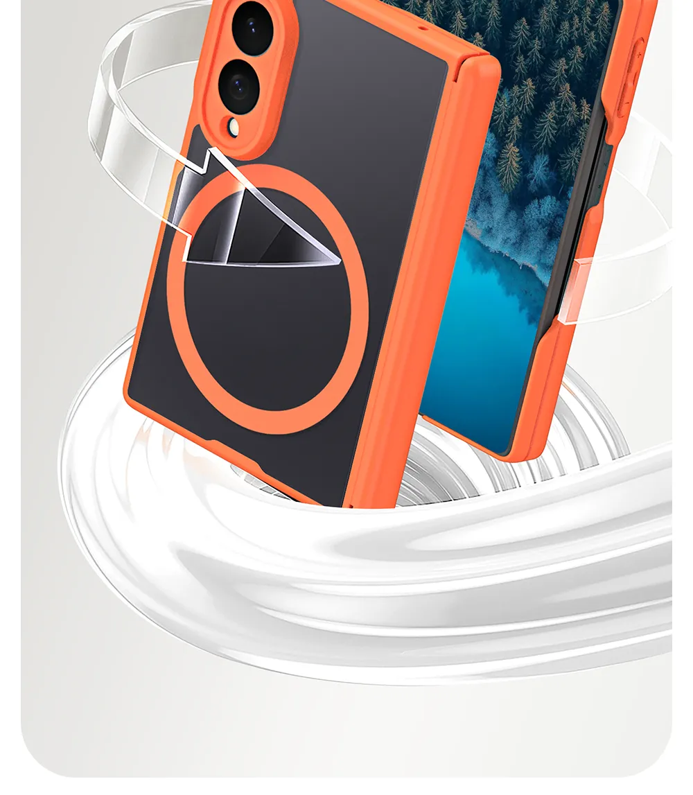 Ốp lưng Samsung Galaxy Z Fold 8 DUX DUCIS EXPN Series bảo vệ bản lề từ tính, tích hợp vòng nam châm và chất liệu TPU PC