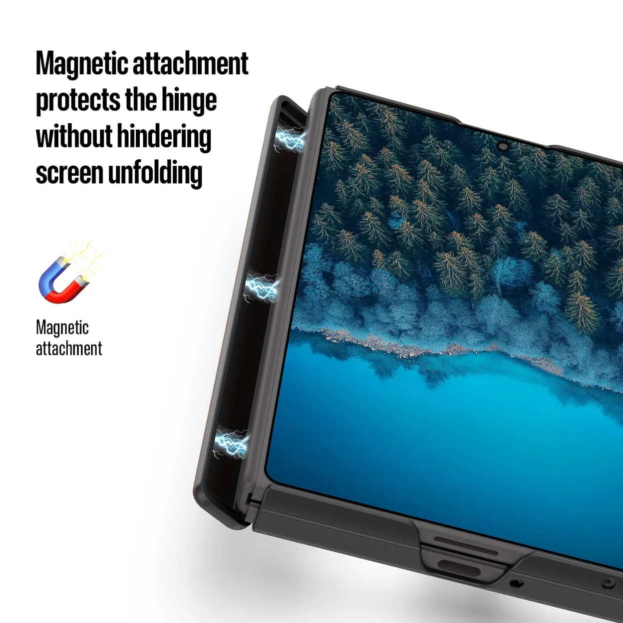 Ốp lưng Samsung Galaxy Z Fold 8 DUX DUCIS EXPN Series bảo vệ bản lề từ tính, tích hợp vòng nam châm và chất liệu TPU PC