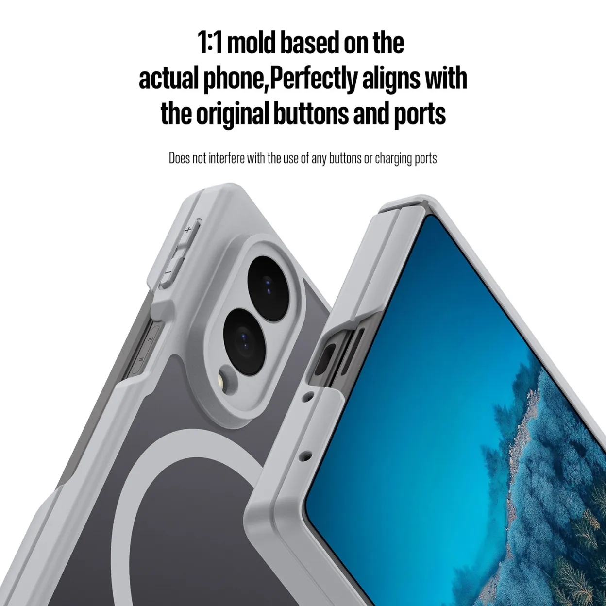 Ốp lưng Samsung Galaxy Z Fold 8 DUX DUCIS EXPN Series bảo vệ bản lề từ tính, tích hợp vòng nam châm và chất liệu TPU PC