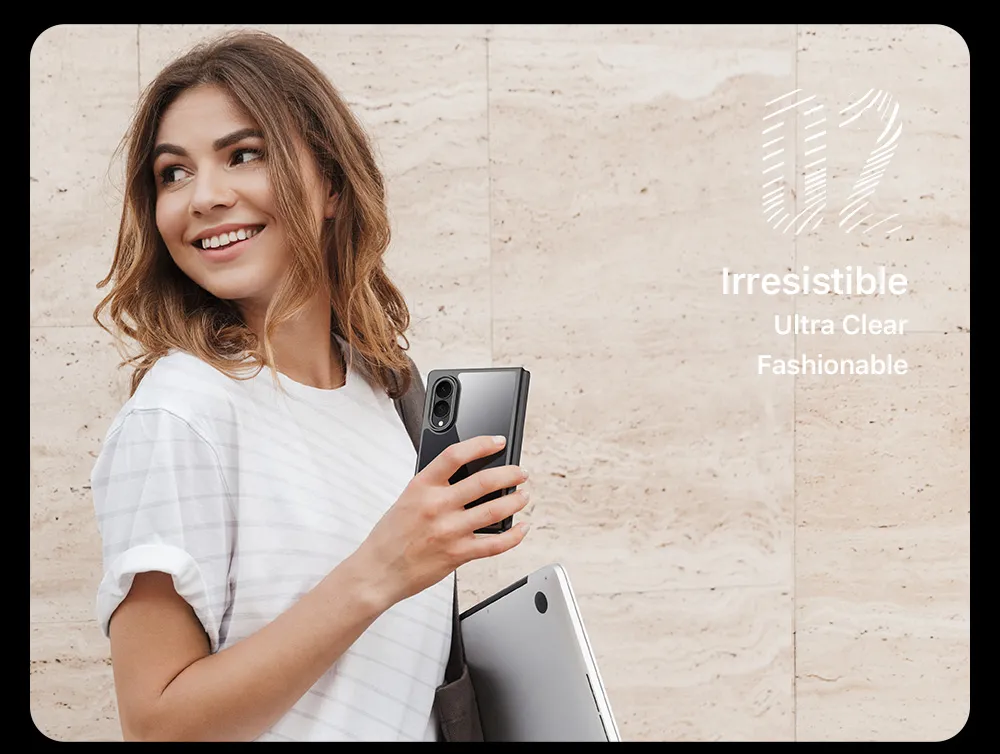 Ốp lưng Samsung Galaxy Z Fold8 DUX DUCIS AIMO Series lưng PC cứng viền TPU mềm