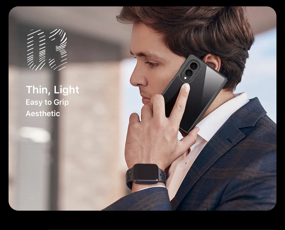 Ốp lưng Samsung Galaxy Z Fold8 DUX DUCIS AIMO Series lưng PC cứng viền TPU mềm