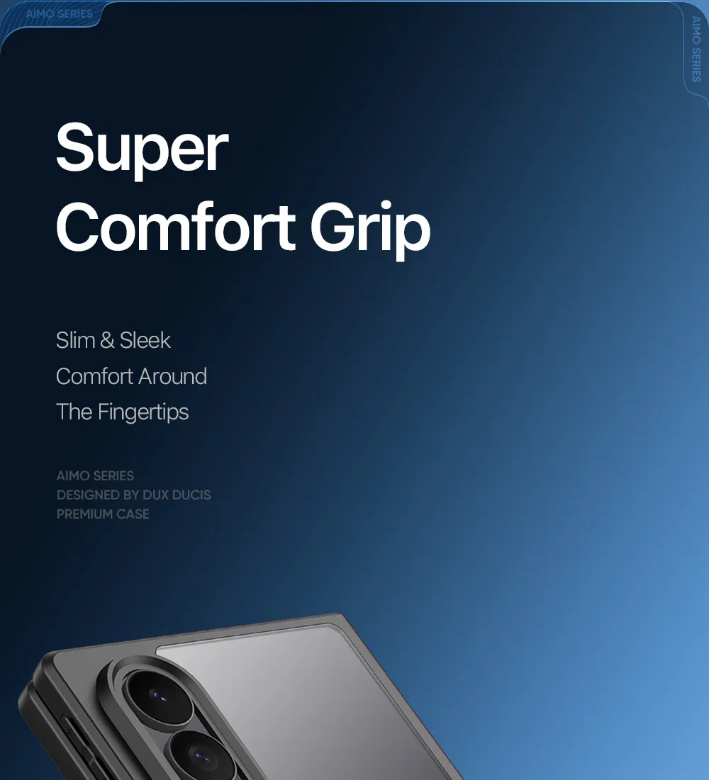 Ốp lưng Samsung Galaxy Z Fold8 DUX DUCIS AIMO Series lưng PC cứng viền TPU mềm