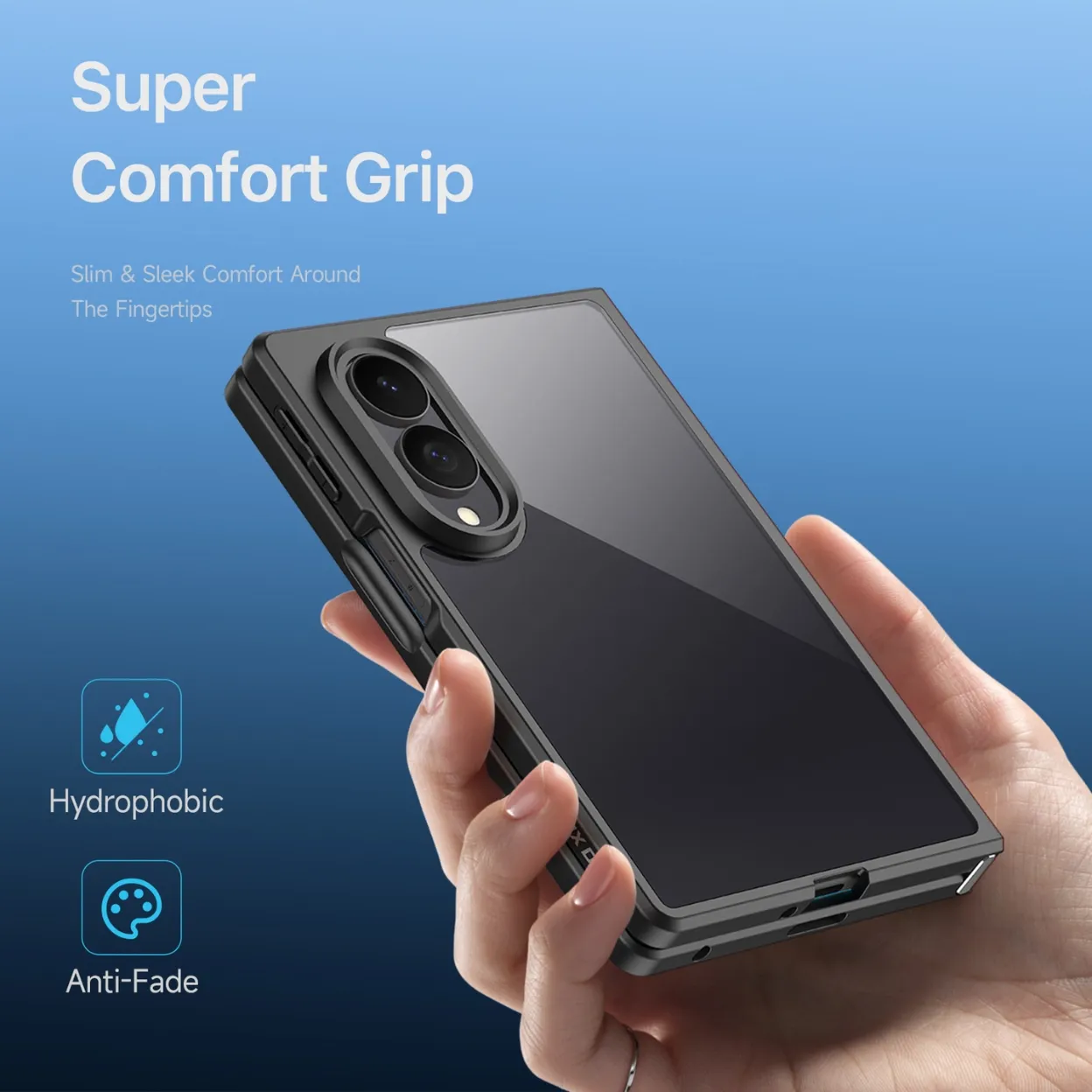 Ốp lưng Samsung Galaxy Z Fold8 DUX DUCIS AIMO Series lưng PC cứng viền TPU mềm