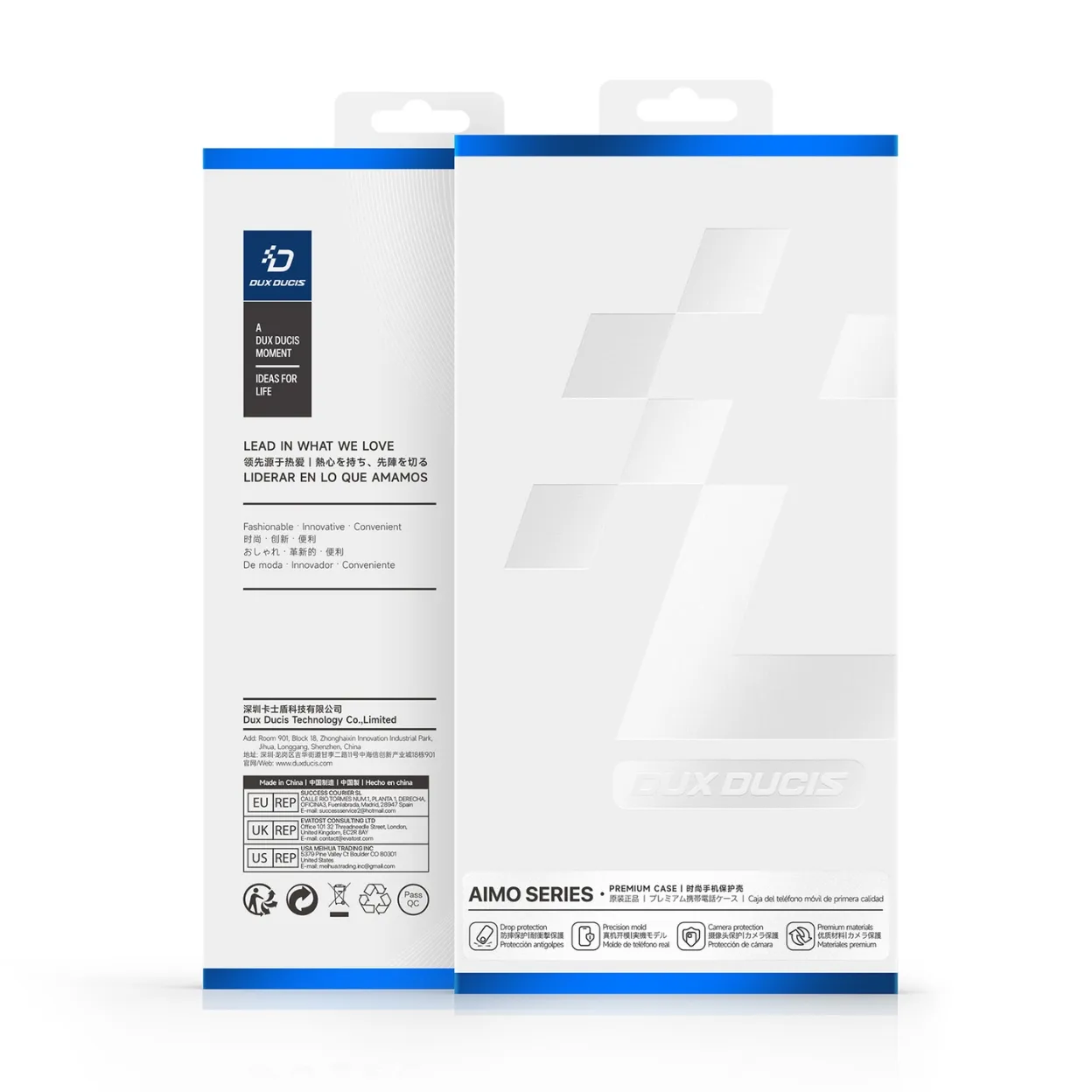 Ốp lưng Samsung Galaxy Z Fold8 DUX DUCIS AIMO Series lưng PC cứng viền TPU mềm
