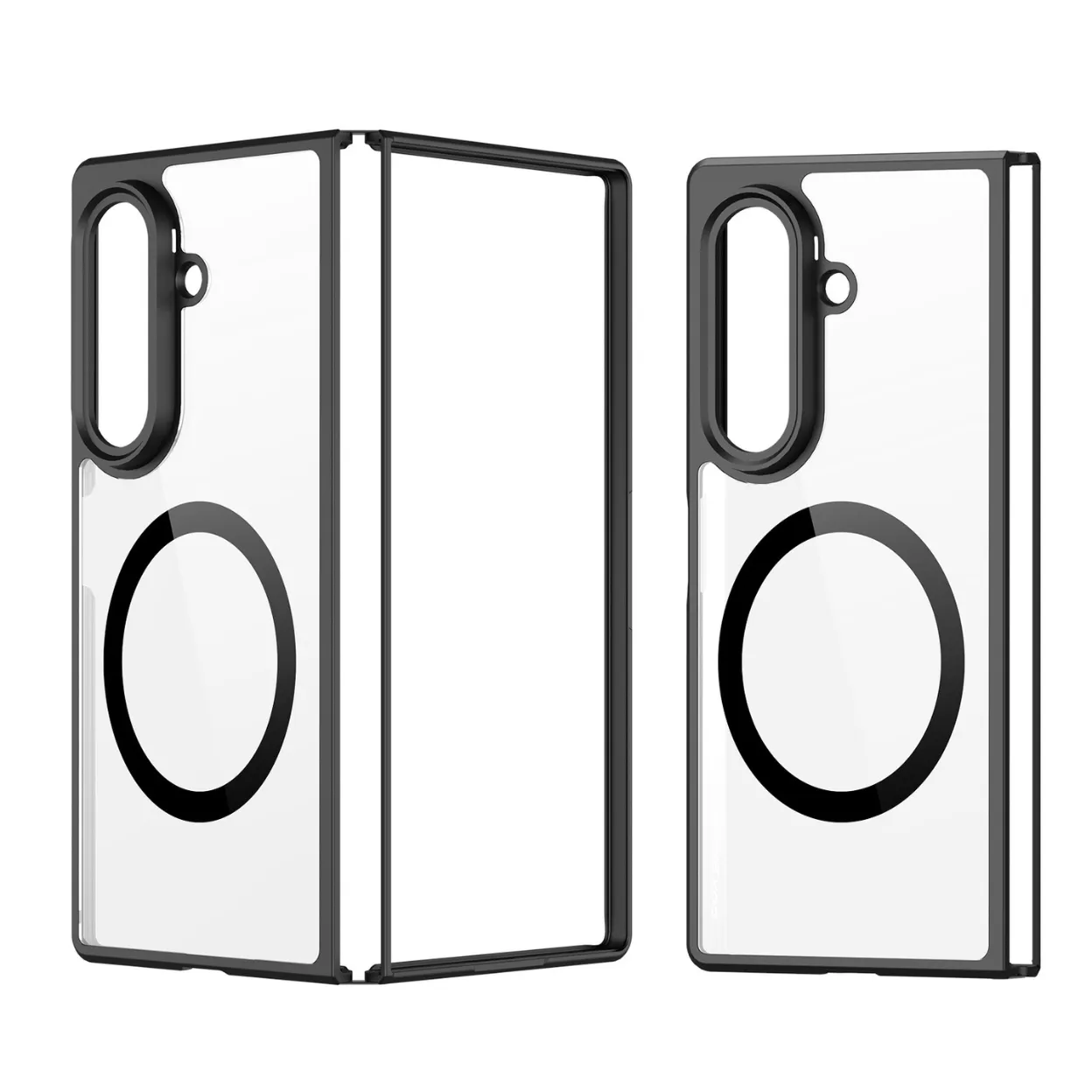Ốp lưng Samsung Galaxy Z Fold8 Ultra và Z Fold7 DUX DUCIS Aimo Mag với vòng nam châm, lưng PC cứng và viền TPU mềm