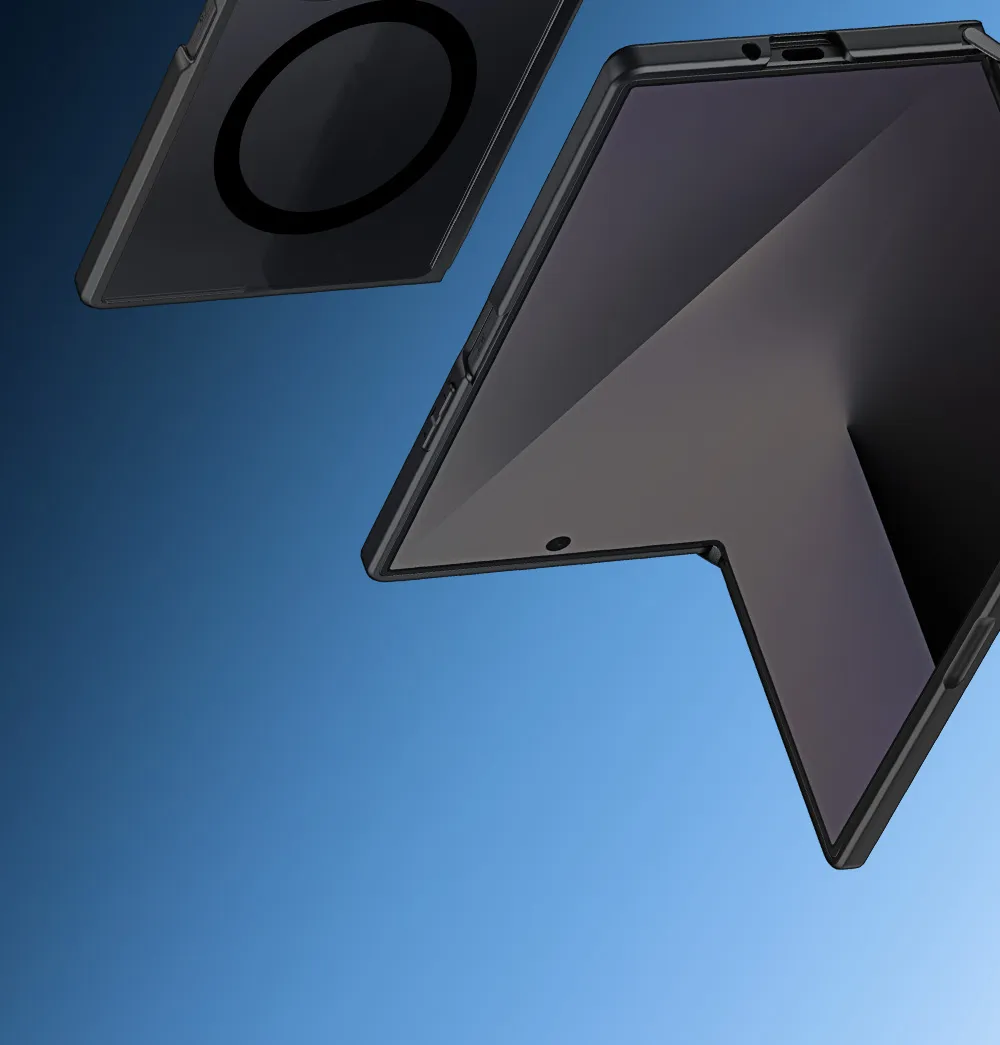 Ốp lưng Samsung Galaxy Z Fold8 Ultra và Z Fold7 DUX DUCIS Aimo Mag với vòng nam châm, lưng PC cứng và viền TPU mềm