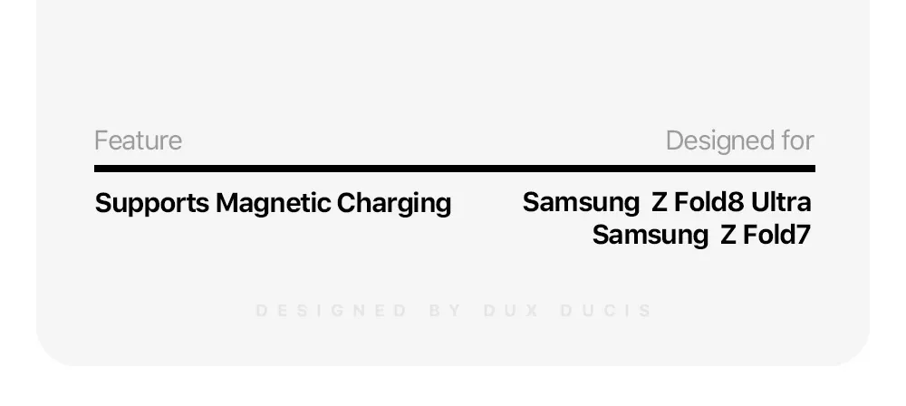 Ốp lưng Samsung Galaxy Z Fold8 Ultra và Z Fold7 DUX DUCIS Yind Series bảo vệ bản lề