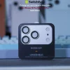 Miếng dán cụm lens camera Mageasy LenzShield cho iPhone 18 Pro Max và iPhone 18 Pro, thiết kế khung nhôm chuẩn màu máy kết hợp kính cường lực 9H bảo vệ ống kính.