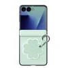 Ốp lưng Galaxy Z Flip 8 DUX DUCIS LUVY Series PU Leather vòng xoay 360°