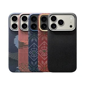 Ốp lưng URR Kevlar Magnetic cho iPhone 18 Pro Max 18 Pro 17 Pro Max 17 Pro